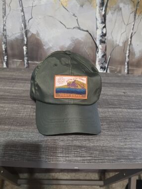 Tory Burch Olive Patch Baseball Cap